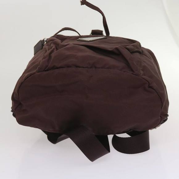 PRADA Backpack Nylon Wine Red Auth bs11789 - Picture 5 of 16